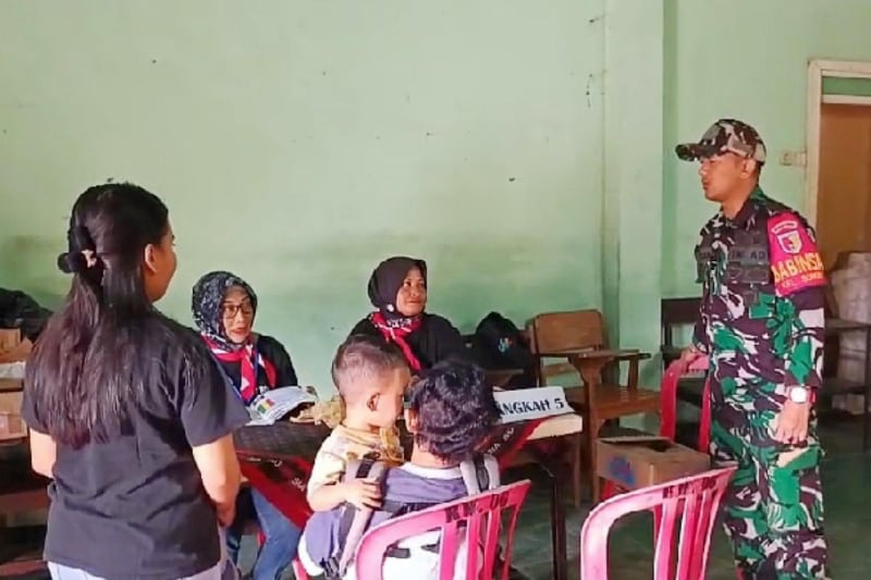 Babinsa Koramil Sukun dampingi Posyandu Integritas Layanan Primer. (ist) Babinsa Koramil Sukun Dampingi Posyandu Integritas Layanan Primer