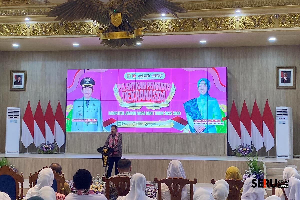 Bupati Jember, Muhammad Fawait. (sgt) Bupati Fawait Minta Organisasi Mitra Pemkab Jember Tak Sekadar Seremonial