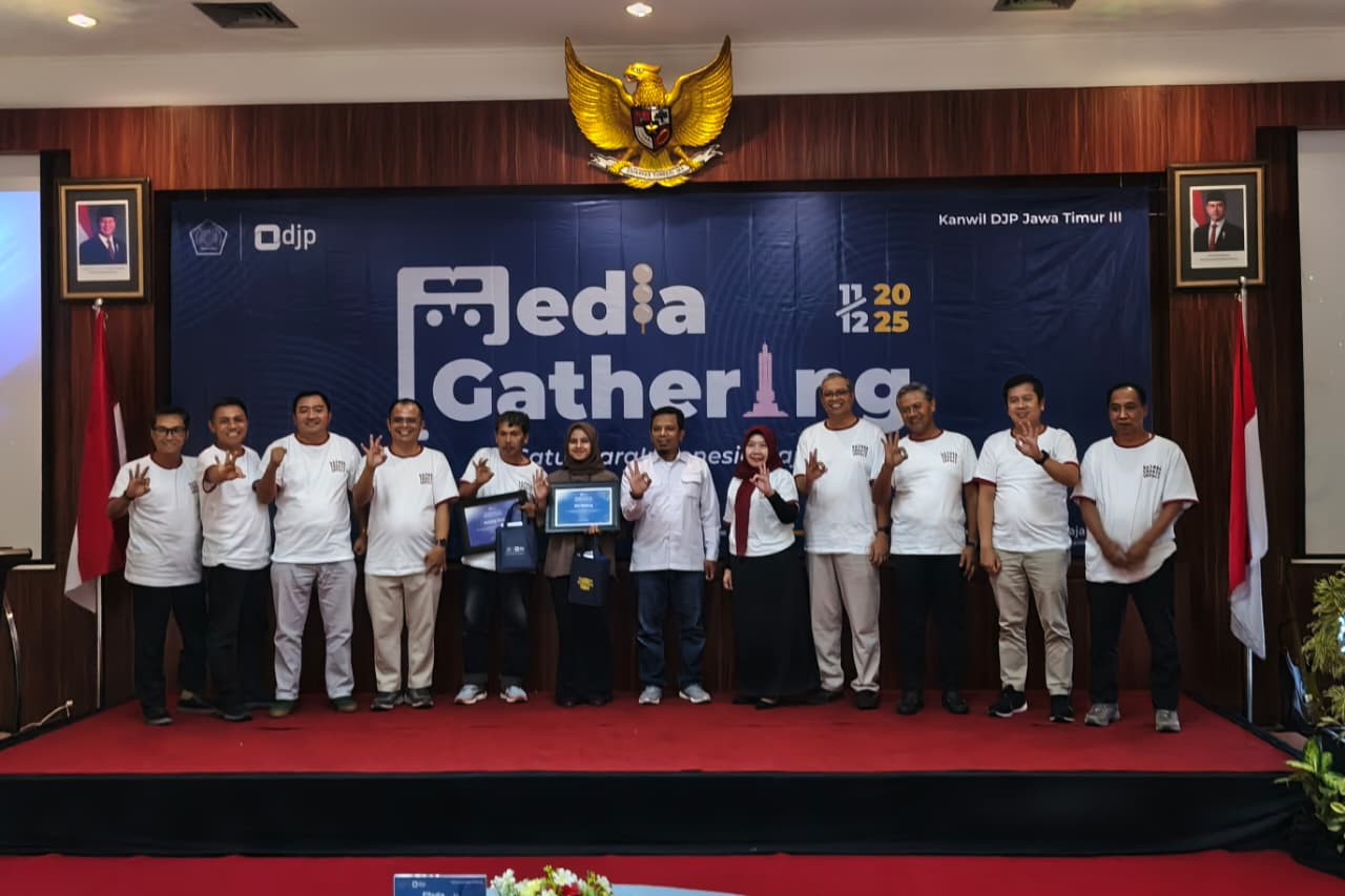 Kanwil DJP Jawa Timur III mengajak media menyebarluaskan kehadiran aplikasi Coretax. (bas) Pelaporan SPT Wajib Lewat Coretax Mulai 2026, DJP Jatim III Buka Layanan Akhir Pekan