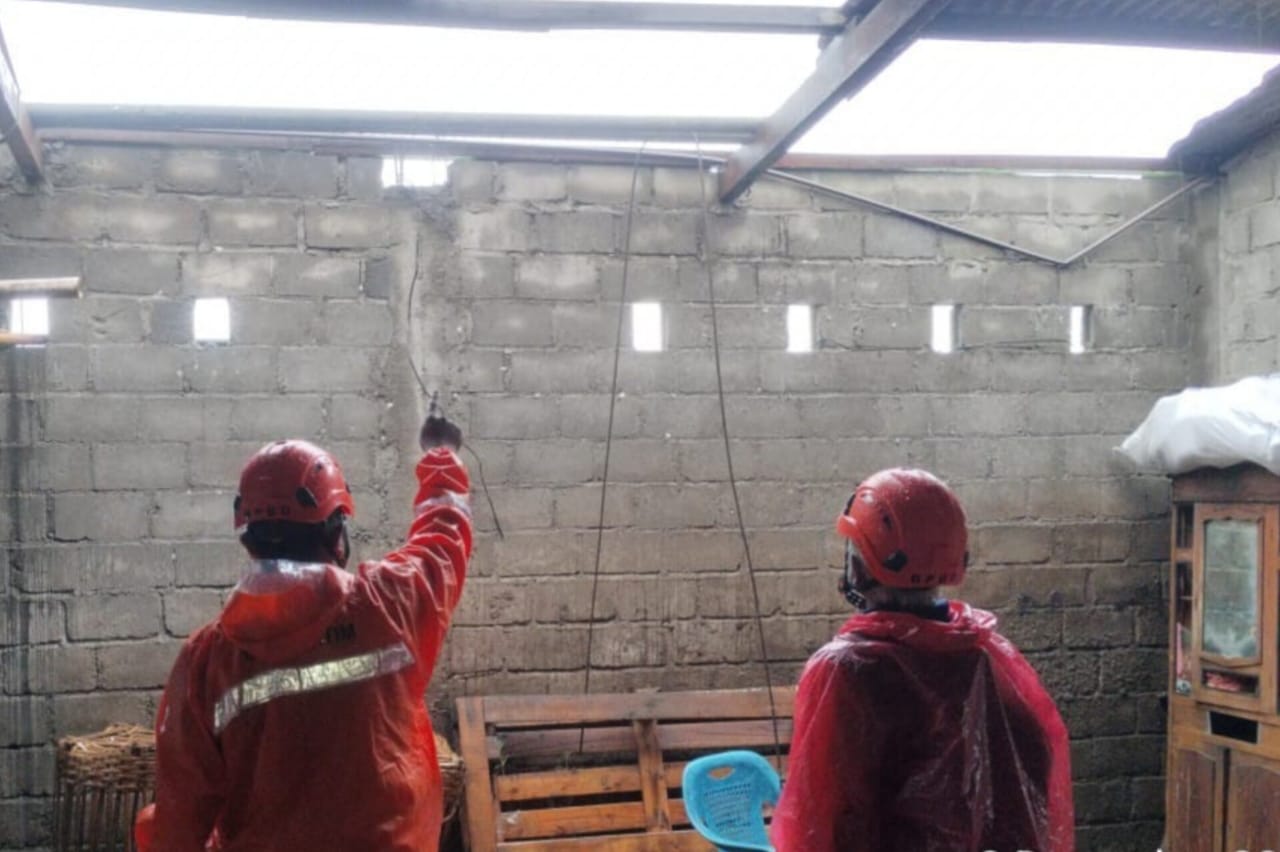 Empat Desa di Lawang Diterjang Cuaca Ekstrim, Lima Rumah Warga Rusak