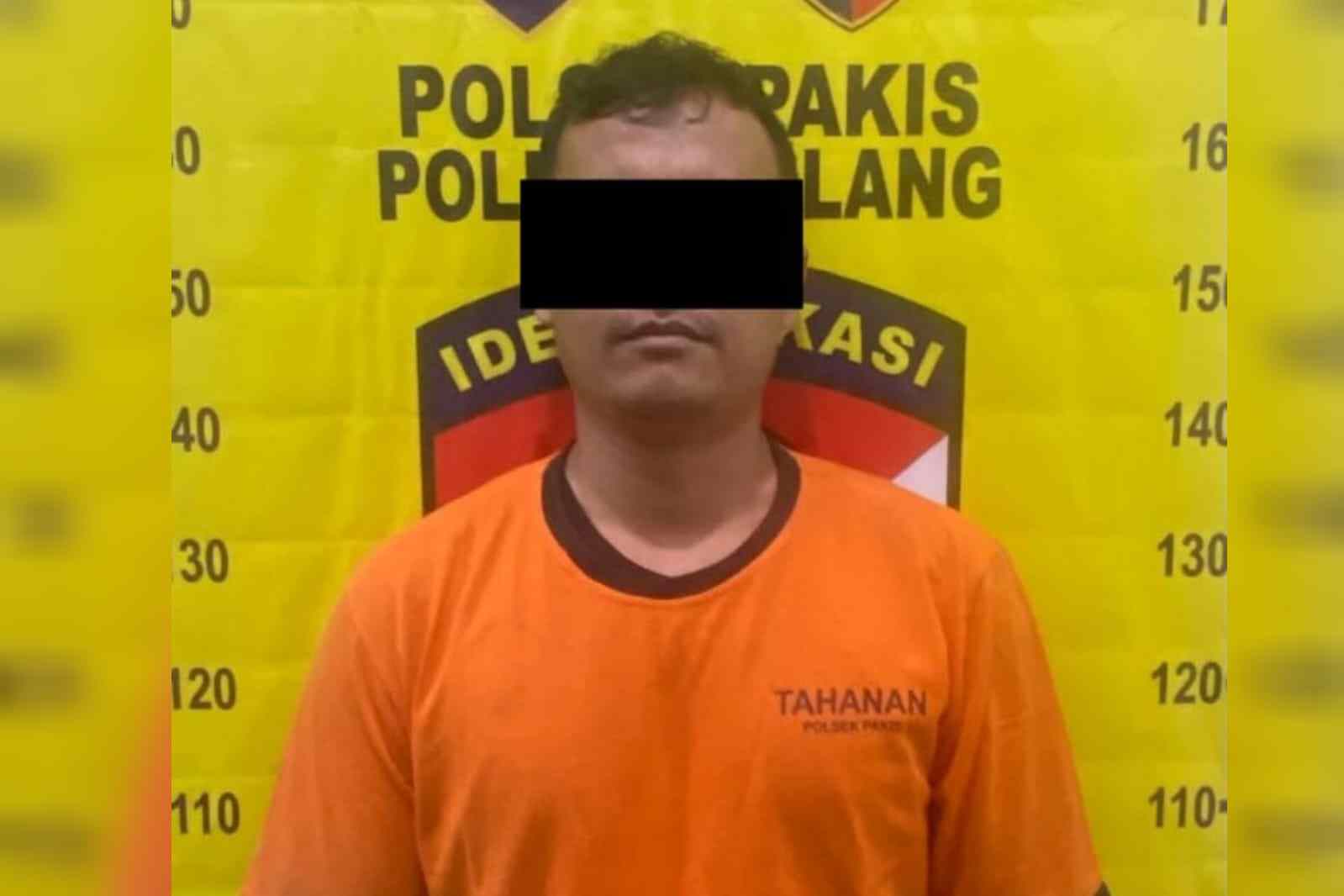 Pelaku penganiayaan di Kecamatan Pakis. (Doc. Humas Polres Malang_11zon Gara-gara Anak Bertengkar, Bapak di Pakis Aniaya Tetangga