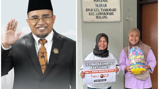 Rendra Masdrajad Safaat Apresiasi Jiren Bantu ke Posyandu Tasikmadu