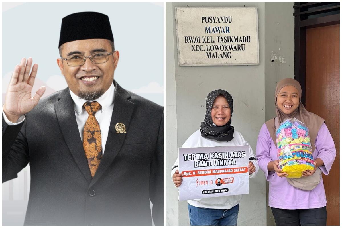 Rendra Masdrajad Safaat apresiasi Jiren Bantu ke Posyandu Tasikmadu. (ist) Rendra Masdrajad Safaat Apresiasi Jiren Bantu ke Posyandu Tasikmadu