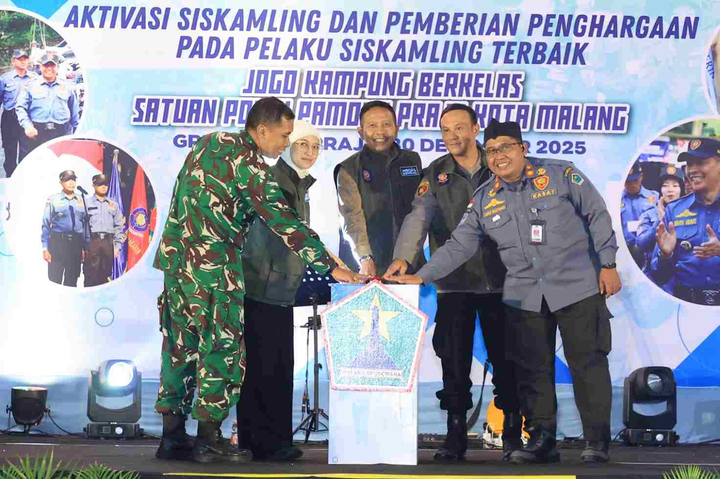 Wali Kota Malang Beri Penghargaan Siskamling Jogo Kampung Berkelas, Jatimulyo Tampil Mendominasi