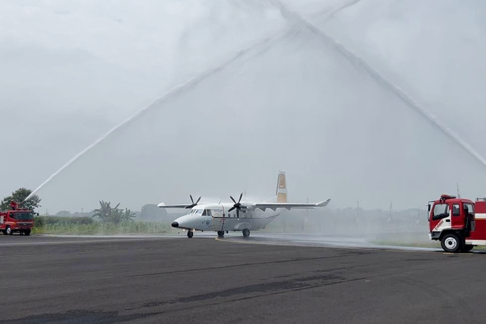 Lanud Abd Saleh Terima Alutsista Baru, Pesawat Cassa NC 212i untuk Pendidikan Calon Navigator