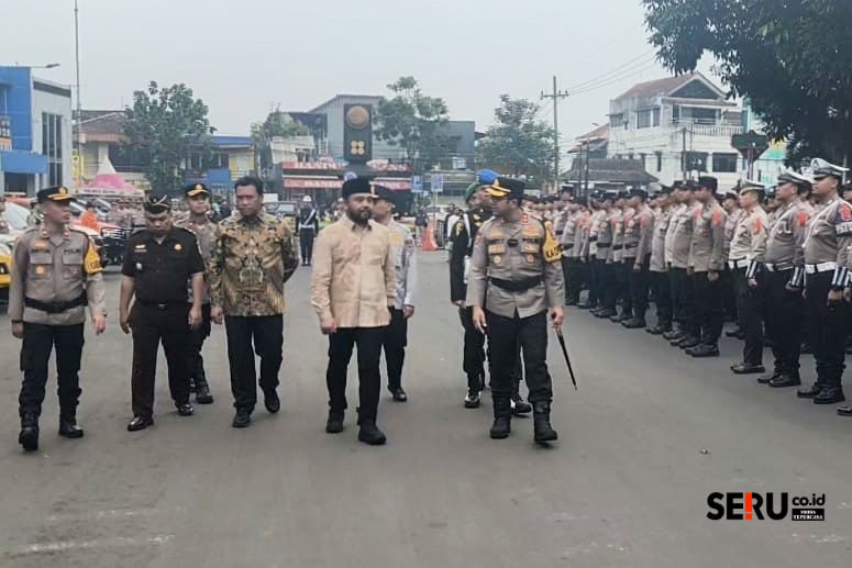 Amankan Perayaan Nataru, Polres Batu Gelar Apel Pasukan Operasi Lilin Semeru 2025