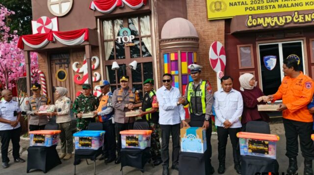 Jelang Misa Natal, Wali Kota Malang Keliling Pantau Keamanan Gereja