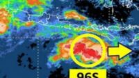 ​BMKG Deteksi Bibit Siklon 96S di Selatan NTB, Potensi Cuaca Ekstrem Mengintai Jawa