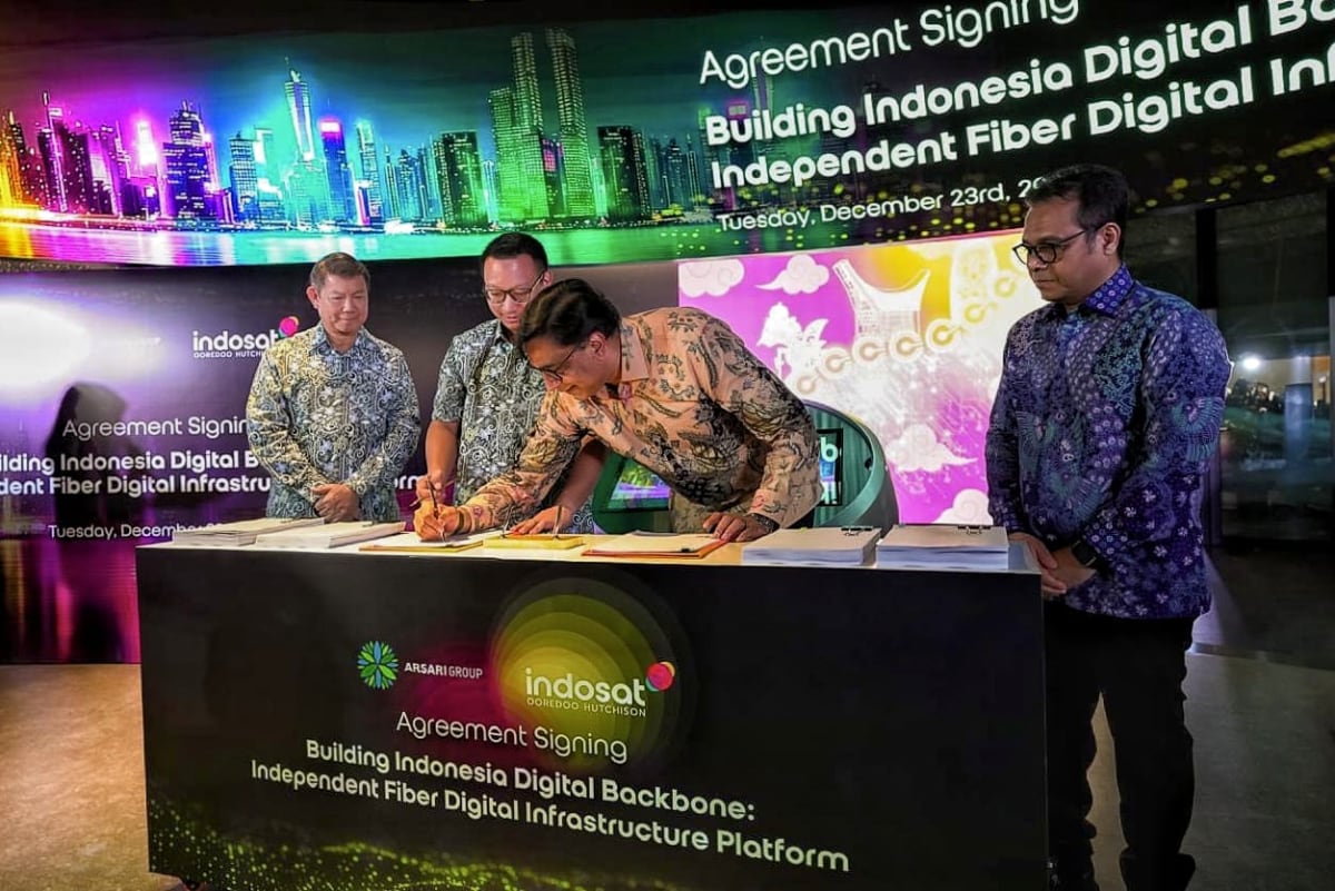 Indosat Gandeng Arsari dan Northstar Bangun FiberCo, Perkuat Tulang Punggung Digital Indonesia