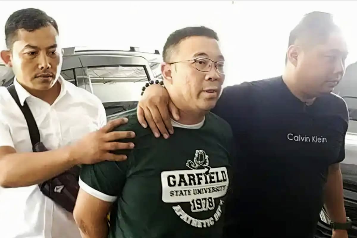 Polda Jatim tangkap Samuel Adi Kristanto. (ist) Polisi Borgol Samuel Adi Pembeli Tanah dan Pengusir Paksa Nenek Elina dari Rumahnya