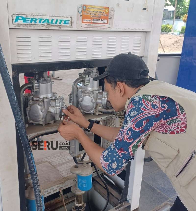Diskoperindag Situbondo Temukan Dua Nozzel di SPBU Klatakan Tidak Sesuai BKD