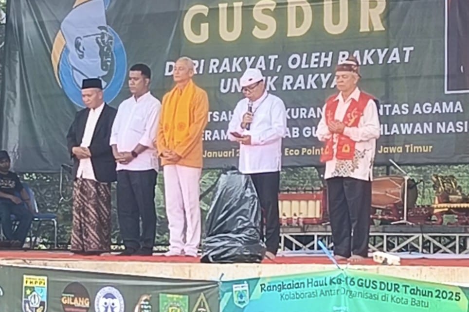 Lintas Organisasi Kota Batu Gelar Haul Gus Dur ke-16 di Nala Eco Point