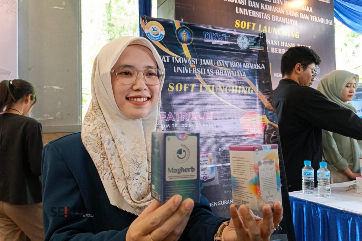 Pusat Inovasi Jamu dan Biofarmaka UB Launching Beatrix Slim dan Magherb