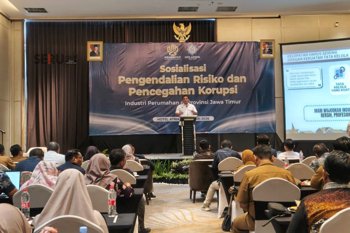 APERSI Jatim dan Ditjen Tata Kelola dan Pengendalian Risiko Kementerian PKP menyerap aspirasi pengembang terkait pembangunan rumah subsidi. (bas) APERSI Jatim Serap Aspirasi Pengembang, Pembangunan 3 Juta Rumah Subsidi Perlu Solusi