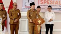Bupati Jember, Muhammad Fawait. (sgt) Pemkab Jember Launching Peta Cinta, Warga Urus Adminduk di Kecamatan