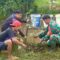 Babinsa Wonokoyo Karya Bakti dan Penanaman Pohon Durian Galakkan Penghijauan Bersama