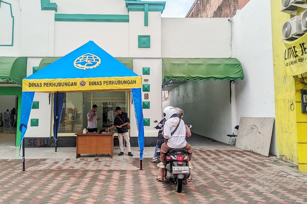 Akses masuk Gedung Parkir Kayutangan. (bas)