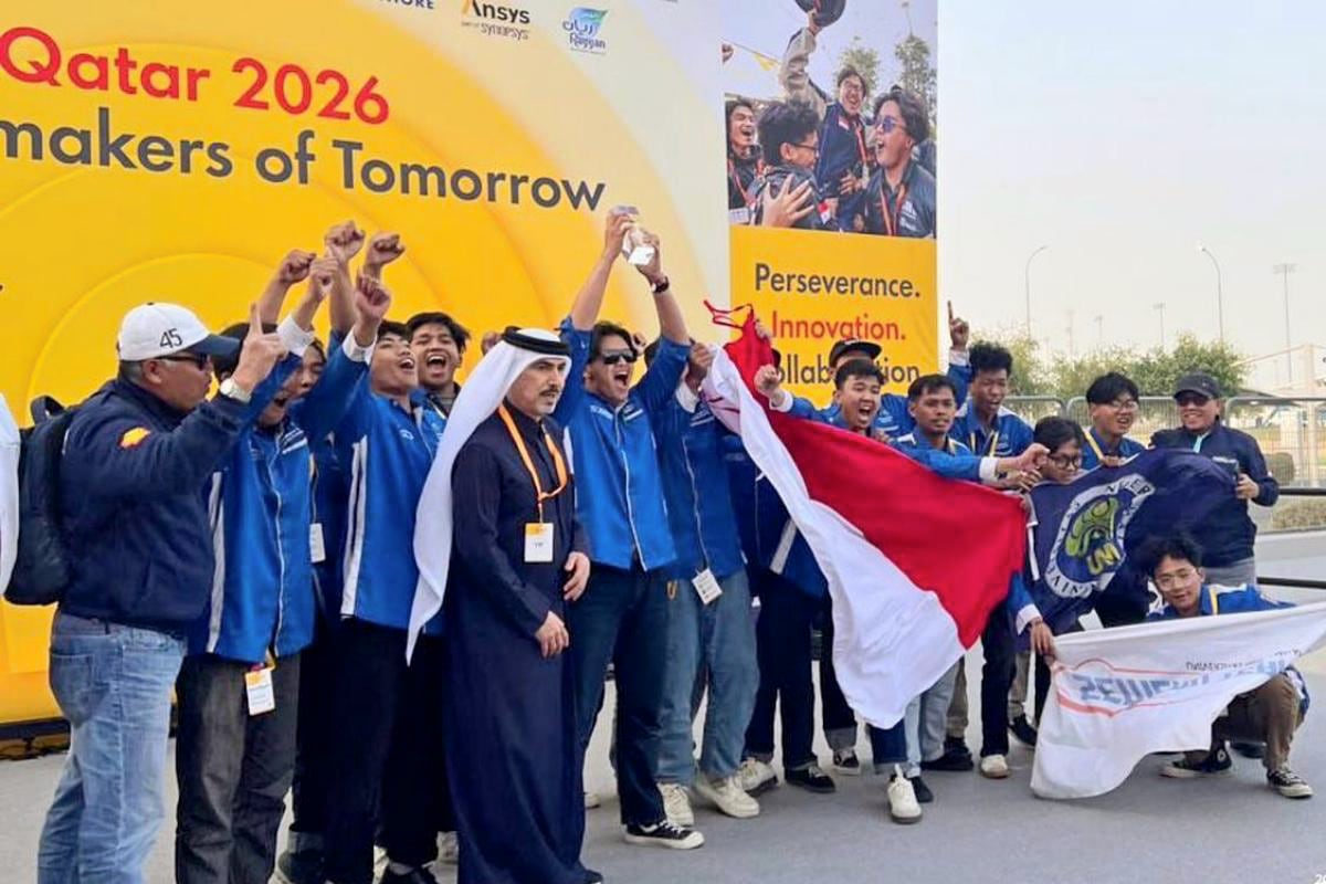 Semeru Team UM berhak melaju ke Global Championship Qualifier Shell Eco-Marathon 2027. (dok. Humas UM)
