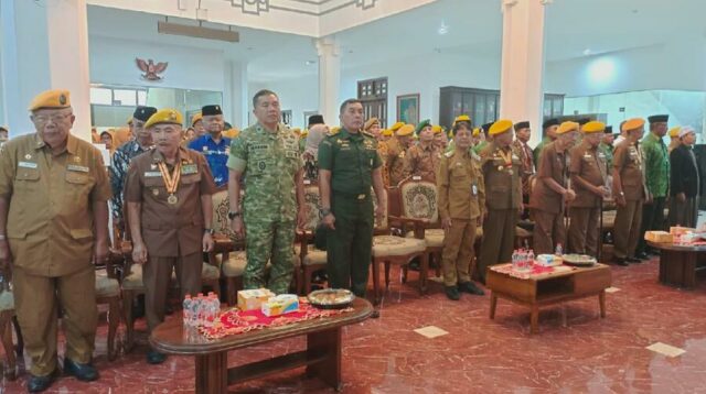 Kasdim 0833/Kota Malang Hadiri HUT ke-69 LVRI, Wujud Penghormatan Jasa Veteran