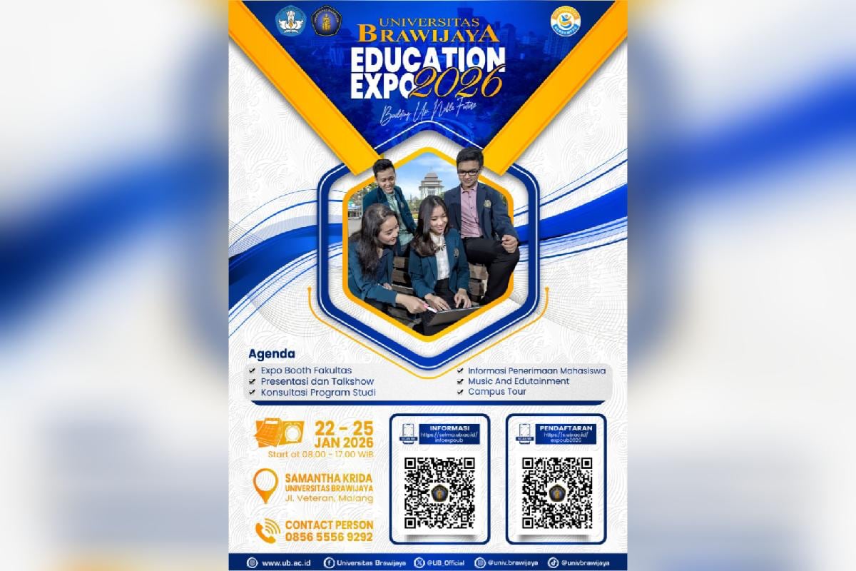 Ribuan Pelajar Bakal Semarakkan UB Education Expo, Begini Cara Daftarnya