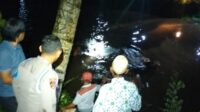 Proses evakuasi mayat Pemuda Kedungkandang Ditemukan Tewas Mengapung di Sungai Molek Kromengan