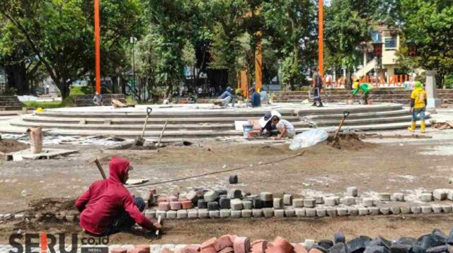 Revitalisasi Alun-alun Merdeka Rampung Akhir Januari, Penataan PKL Jadi PR Pemkot Malang