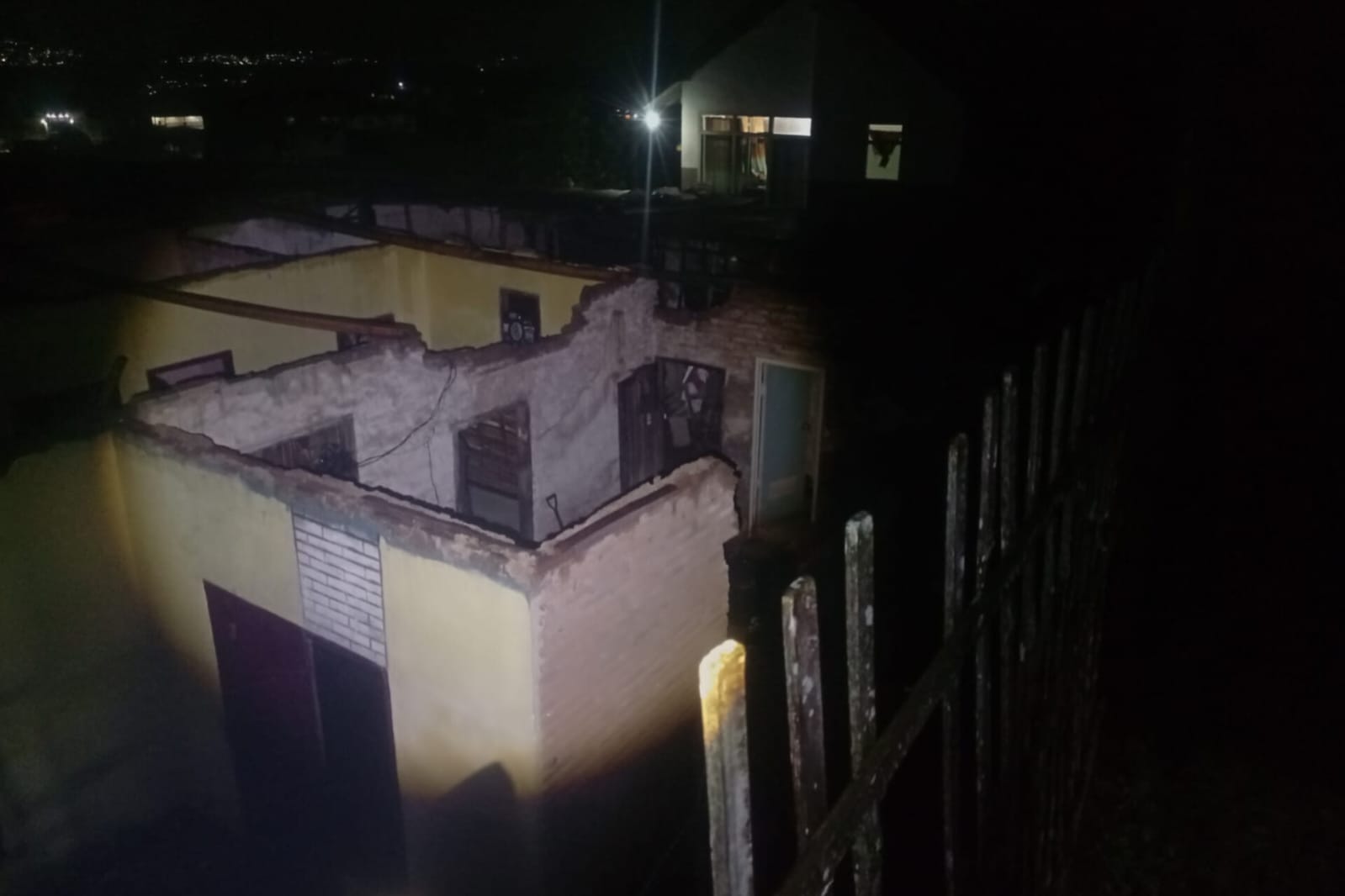 umah rusak di Kecamatan Wagir.(Doc. BPBD Kabupaten Malang)