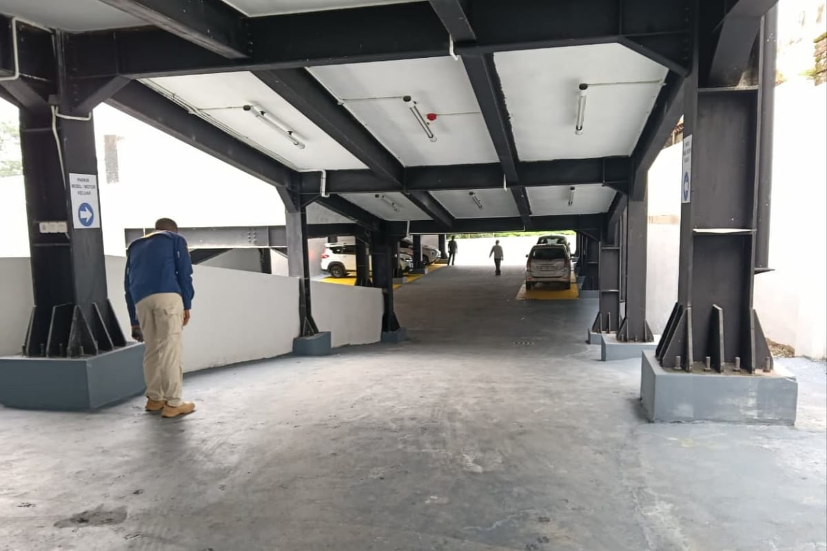 Area dalam Gedung Parkir Kayutangan. (ist)