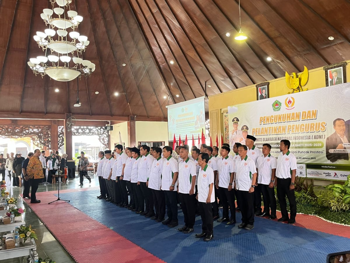 Pengurus KONI Pamekasan 2025–2029 Resmi Dilantik