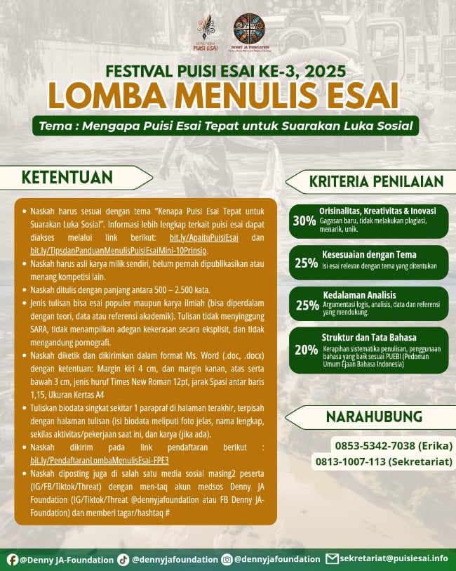 festival puisi esai ke 3 2026