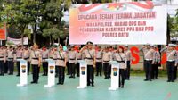 Sejumlah Pejabat Utama di lingkungan Polres Batu yang dilantik. (Dok. Sie Humas) Res PPA dan PPO Resmi Perkuat Satuan di Polres Batu