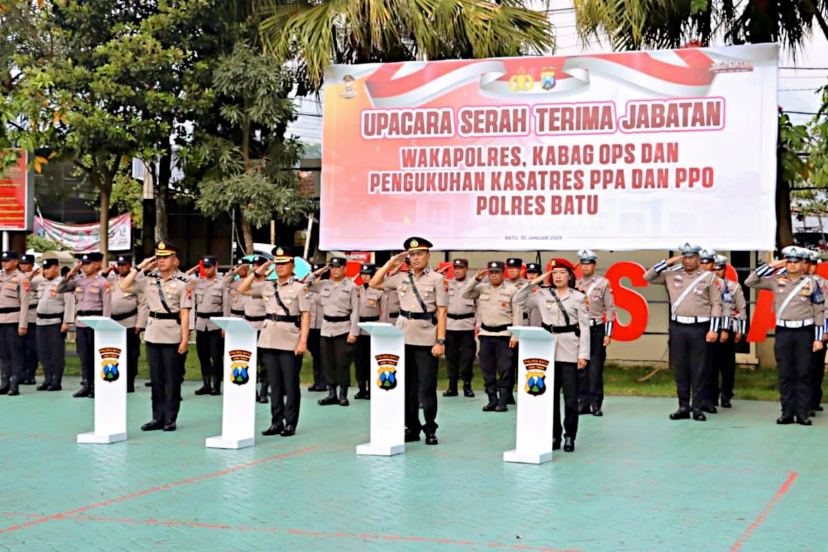 Res PPA dan PPO Resmi Perkuat Satuan di Polres Batu
