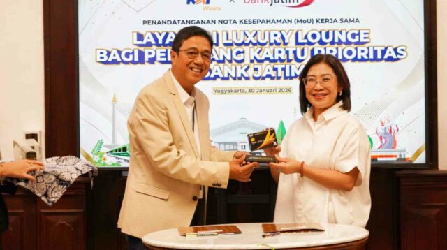 Perkuat Layanan Prioritas, Bank Jatim Lakukan Kerja Sama dengan KAI Wisata