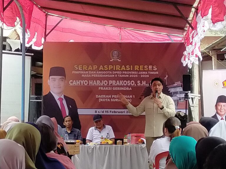 Anggota DPRD Jatim Cahyo Harjo Prakoso Serap Aspirasi Warga Kebangsren 1 Genteng Surabaya