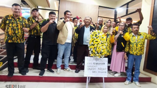 Kader Golkar Kota Malang Berduka, Kirim Karangan Bunga Prihatin Atas Meninggalnya Kaderisasi