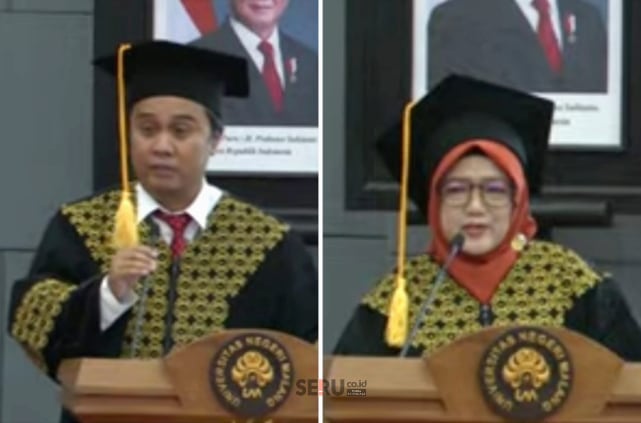 Prof. Syamsul Bachri SSi MSc PhD dan Prof Dr Hartatiek MSi. (rhd)