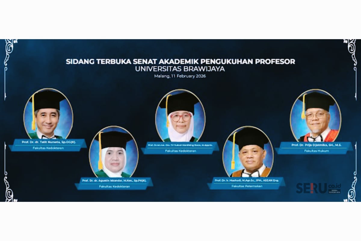 IMG-20260211-WA0064 UB Kukuhkan Lima Profesor Baru, Hadirkan Inovasi Peternakan Ruminansia hingga Reformasi Hukum
