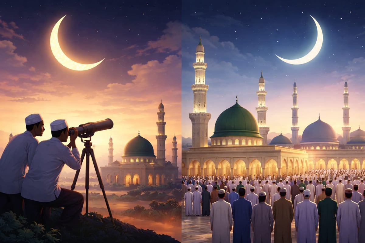 1 Ramadan Sejumlah Negara Berbeda, Muhammadiyah 18 Februari, Pemerintah-NU 19 Februari 2026