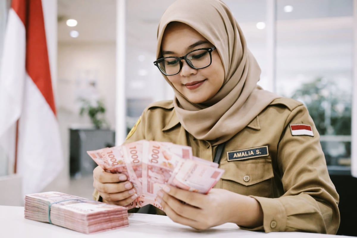 Ilustrasi THR ASN. (AI Generated) Pemerintah Percepat Pencairan THR ASN pada Awal Ramadan, Alokasikan Rp55 triliun
