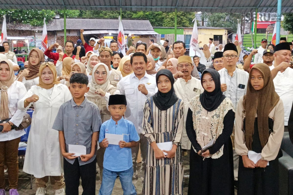PAC Gerindra Lowokwaru mulai menjalankan korve di tengah masyarakat. (bas) PAC Gerindra Lowokwaru Jalankan Korve hingga Persiapkan Klinik Kesira Pertama di Malang