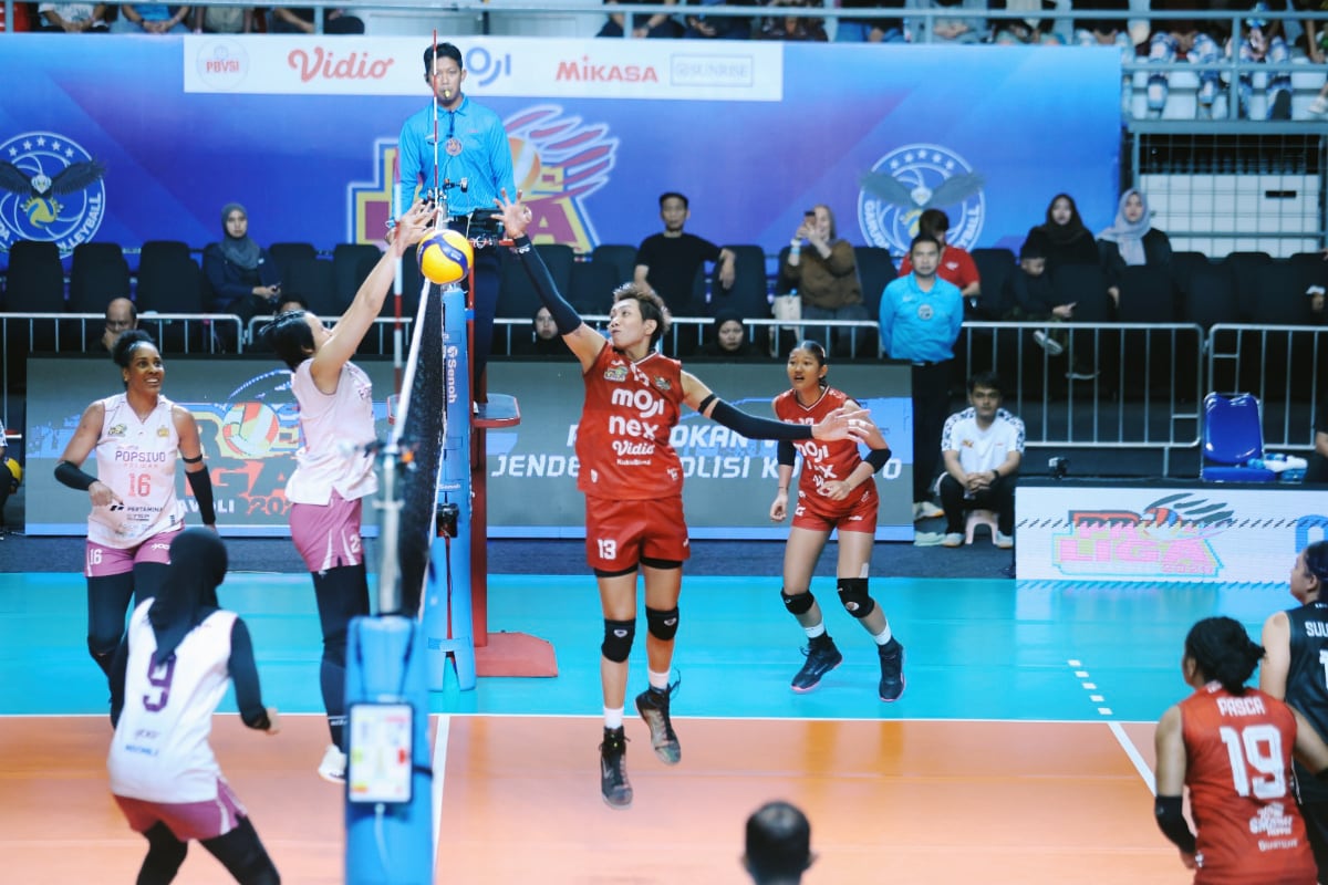 Popsivo Polwan Kalahkan Medan Falcon 3-0, Melaju ke Final Four Proliga 2026