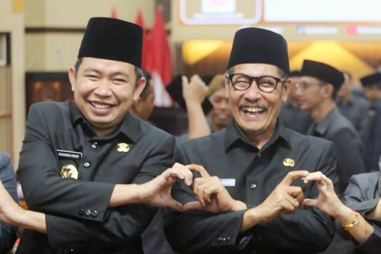 Bupati Fawait dan Wabup Djoko. (ist) Gugatan Wabup Jember Djoko Susanto ke Bupati Fawait Kandas