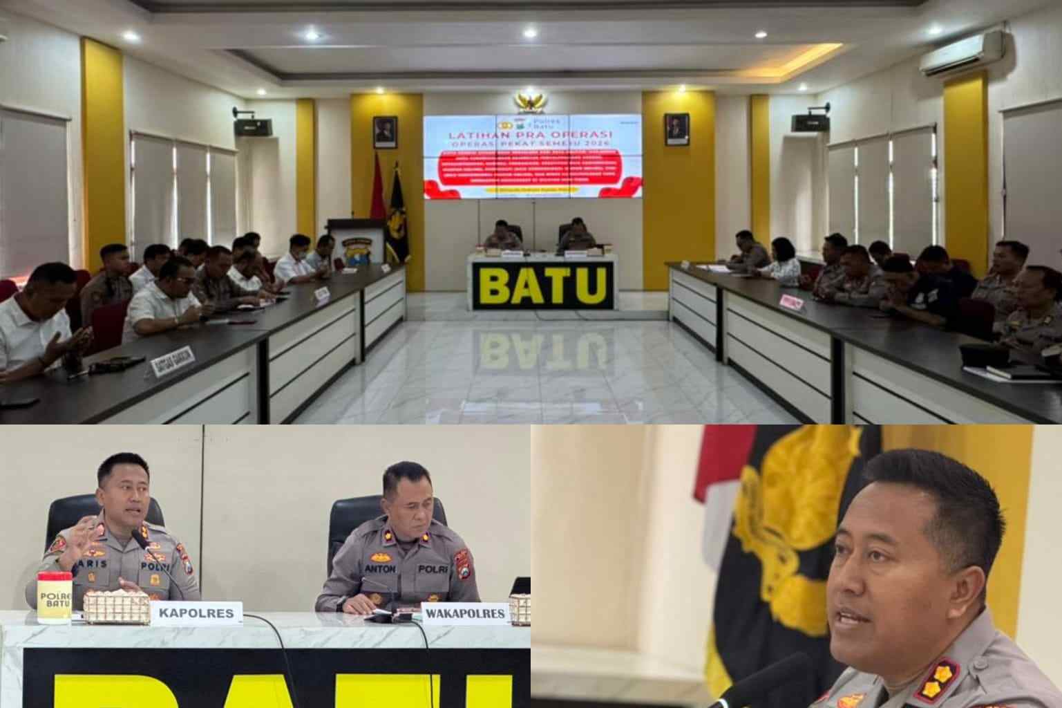 Kapolres Batu: Operasi Pekat Semeru 2026 Harus Beri Efek Nyata, Bukan Sekadar Rutinitas!
