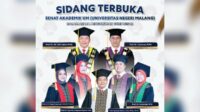 UM Kukuhkan Prof Poppy, Prof Agus Heri, Prof Samawi, Prof Syamsul dan Prof Hartatiek