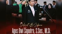 Pelantikan Sekda Sumenep digelar di Aula Arya Wiraraja Pemkab Sumenep, pada Kamis (26/2/2026) sore. (Seru.co.id/edo) Ternyata, 'Pewaris Tahta' Sekda Sumenep Itu Agus