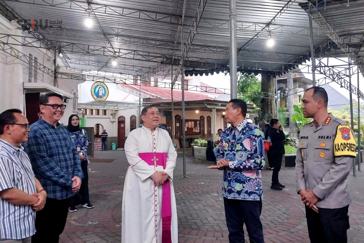 Toleransi Nyata, Gereja di Malang Jadi Persinggahan Jemaah Mujahadah Kubro 1 Abad NU