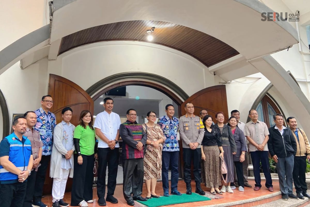 Gereja HKBP Malang membuka pintunya sebagai tempat singgah jemaah. (Seru.co.id/bas)