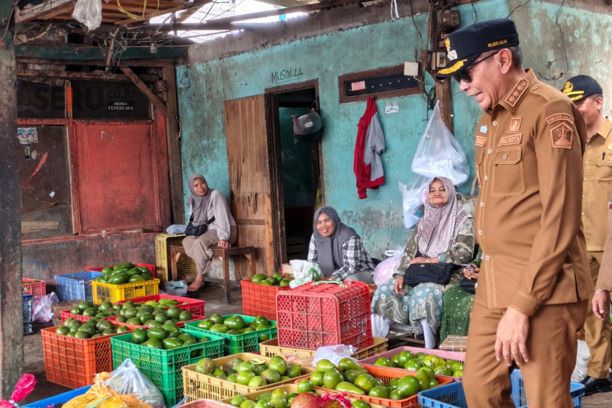 Wali Kota Malang menargetkan, pedagang sisi selatan Pasar Gadang pindah ke tempat relokasi pasca Lebaran. (Seru.co.id/bas)