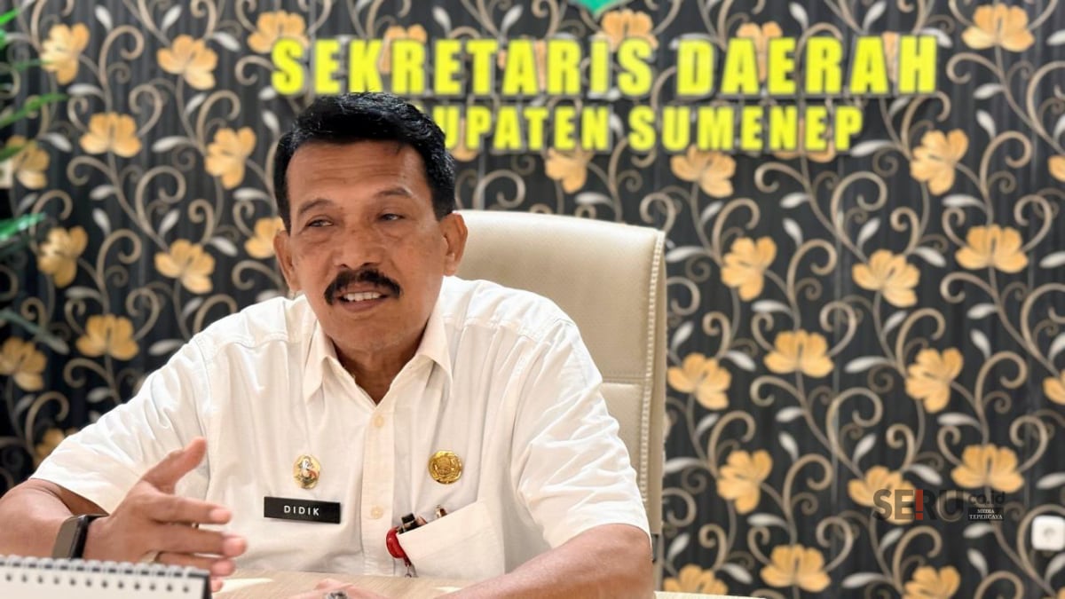 Perwakilan Pj Sekda Sumenep Asisten Pemerintahan dan Kesra. (Seru.co.id/edo) Mesin Birokrasi Langsung Panas, Forum ASB Tolak Kandidat Sekda Sumenep Bukan Putra Daerah