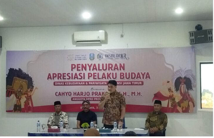 Anggota Komisi E DPRD Jatim Cahyo Harjo ok Anggota Komisi E DPRD Jatim Cahyo Harjo Prakoso Gelar Apresiasi Pelaku Budaya, Tegaskan Komitmen Jaga Identitas Bangsa